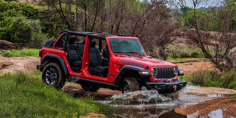2025 Jeep Wrangler off-roading