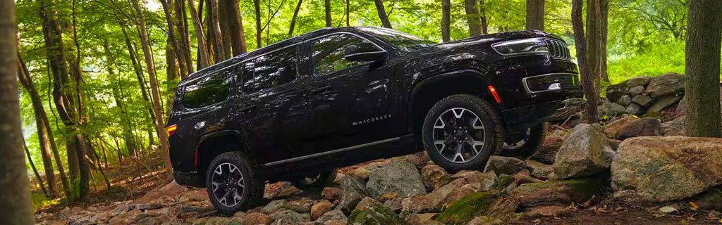 a 2025 Jeep Wagoneer off the road