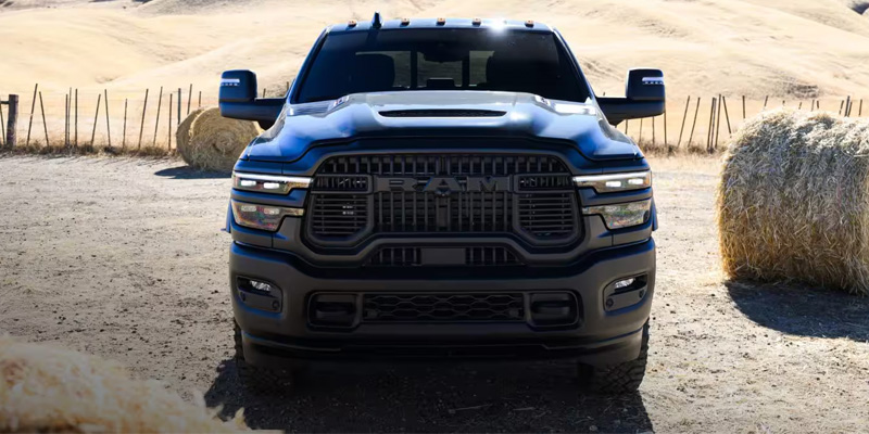 2026 RAM 2500 parked in black color in its front profile