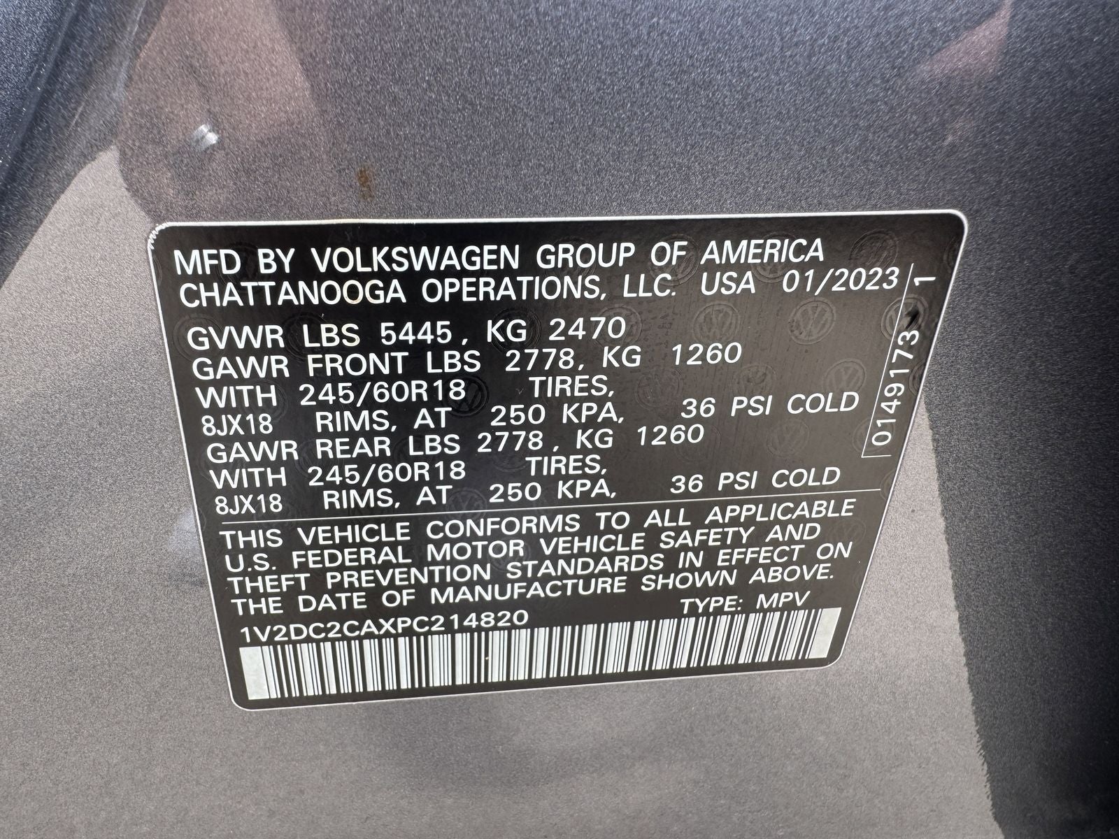 2023 Volkswagen Atlas Cross Sport 2.0T SE