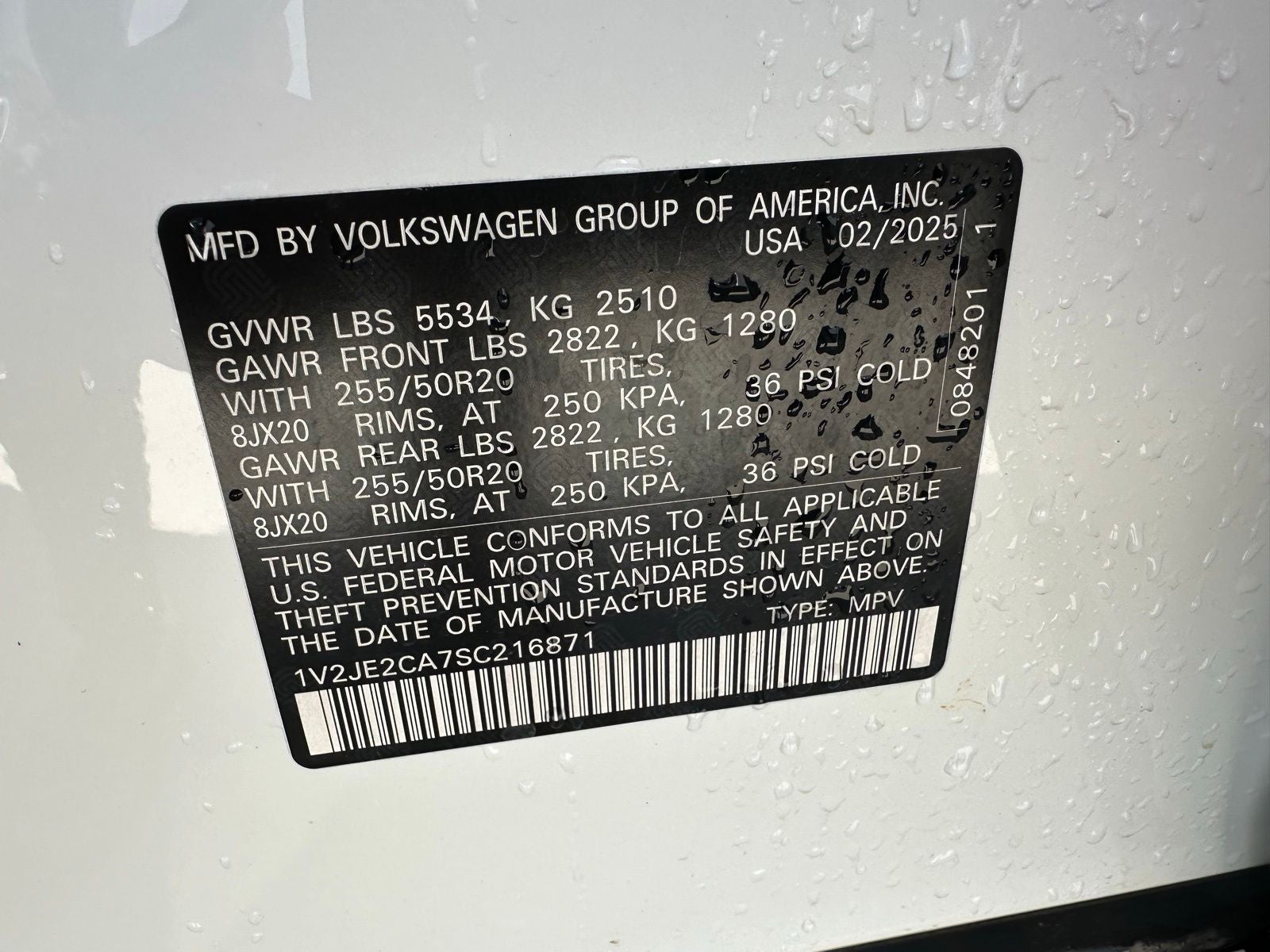 2025 Volkswagen Atlas Cross Sport 2.0T SE w/Technology