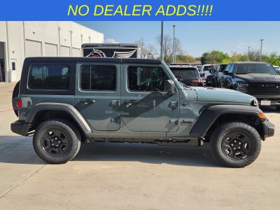 2026 Jeep Wrangler WRANGLER 4-DOOR SPORT