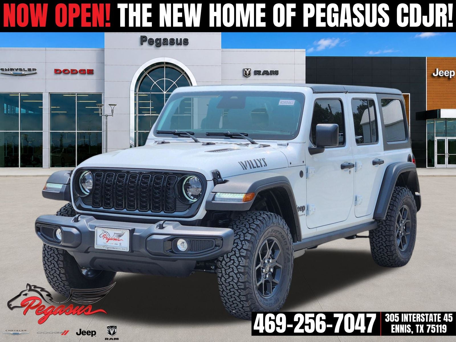 2026 Jeep Wrangler WRANGLER 4-DOOR WILLYS