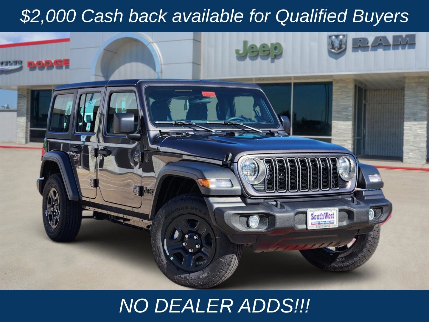 2026 Jeep Wrangler WRANGLER 4-DOOR SPORT