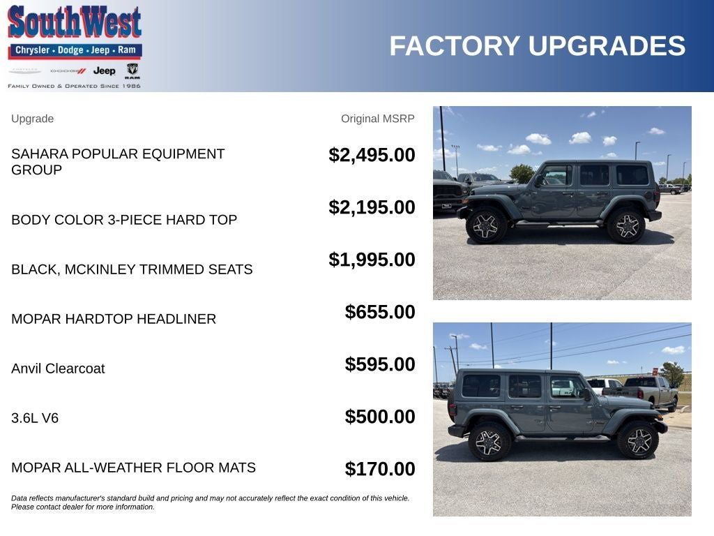 2026 Jeep Wrangler WRANGLER 4-DOOR SAHARA