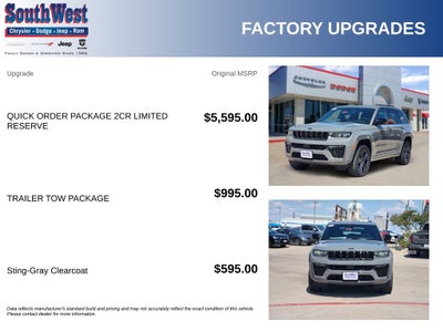 2027 Jeep Grand Cherokee Limited Reserve