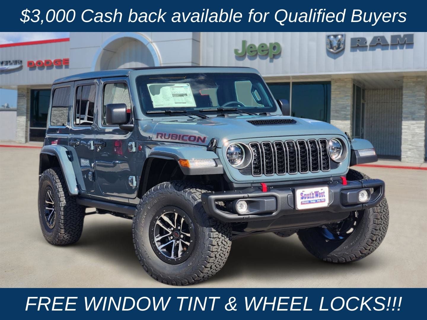 2026 Jeep Wrangler WRANGLER 4-DOOR RUBICON X