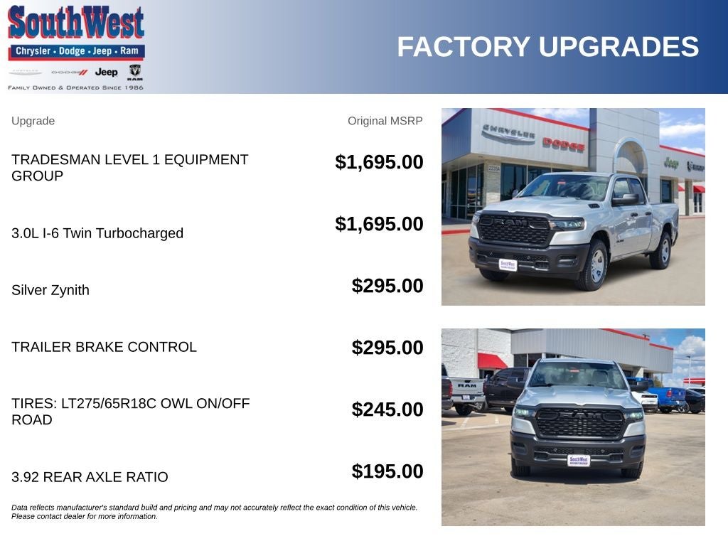 2027 RAM Ram 1500 Tradesman