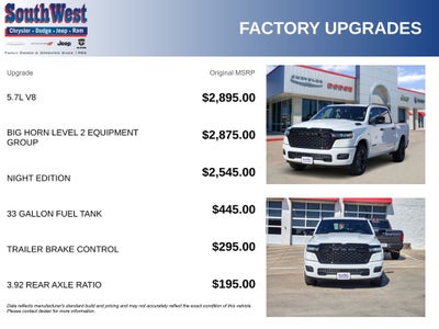 2026 RAM Ram 1500 RAM 1500 LONE STAR CREW CAB 4X4 5'7' BOX