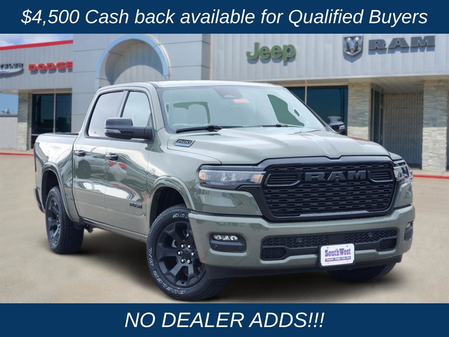 2026 RAM Ram 1500 RAM 1500 LONE STAR CREW CAB 4X4 5'7' BOX