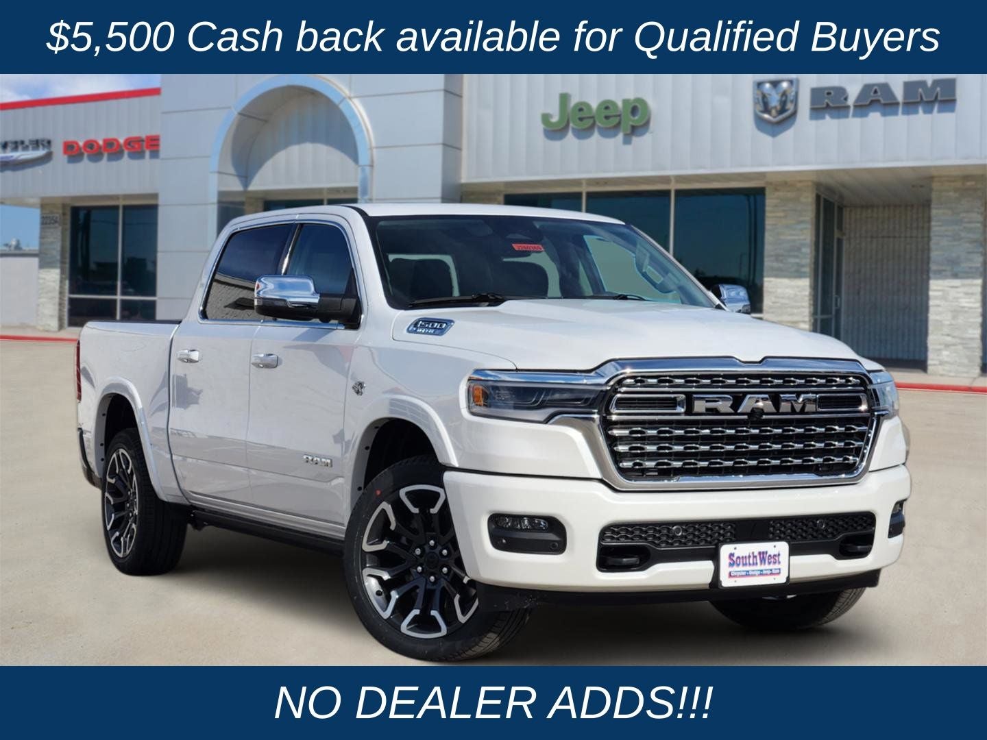 2026 RAM Ram 1500 RAM 1500 LIMITED LONGHORN CREW CAB 4X4 5'7' BOX