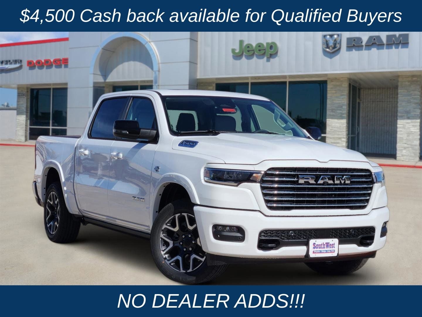 2026 RAM Ram 1500 RAM 1500 LARAMIE CREW CAB 4X4 5'7' BOX