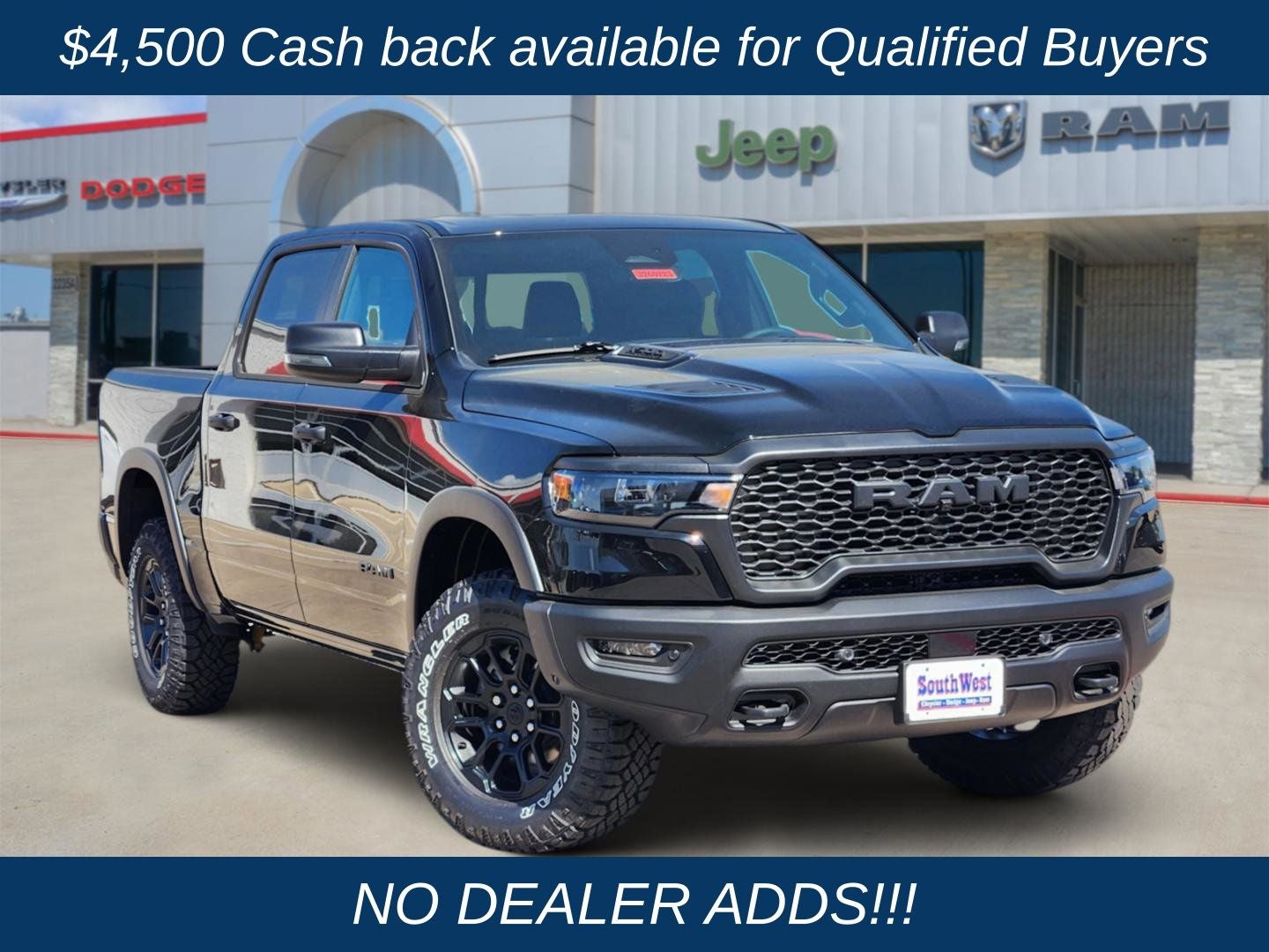 2026 RAM Ram 1500 RAM 1500 REBEL CREW CAB 4X4 5'7' BOX