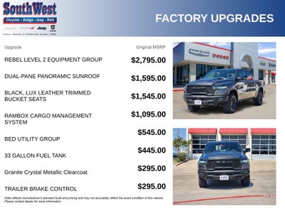 2026 RAM Ram 1500 RAM 1500 REBEL CREW CAB 4X4 5'7' BOX