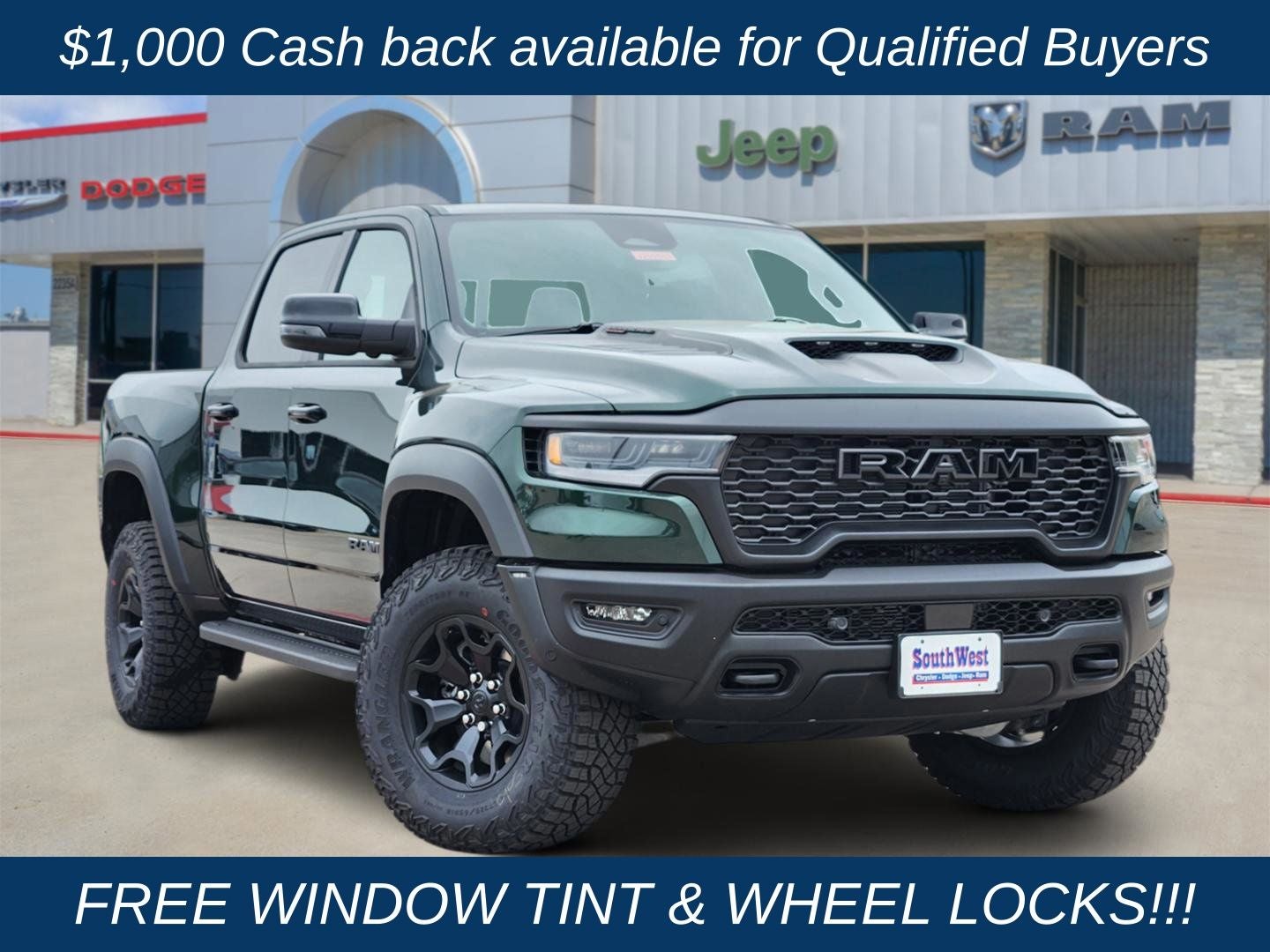 2026 RAM Ram 1500 RAM 1500 RHO CREW CAB 4X4 5'7' BOX