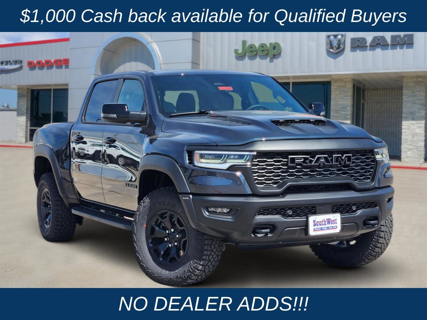 2026 RAM Ram 1500 RAM 1500 RHO CREW CAB 4X4 5'7' BOX