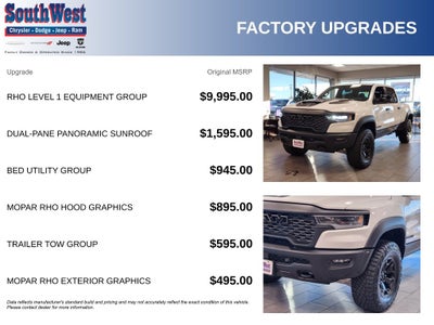 2026 RAM Ram 1500 RAM 1500 RHO CREW CAB 4X4 5'7' BOX