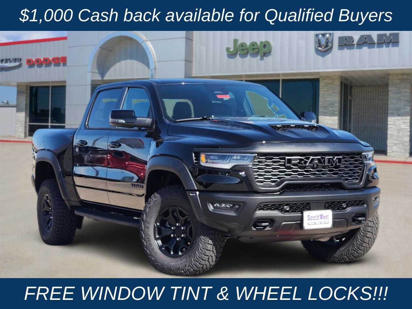 2026 RAM Ram 1500 RAM 1500 RHO CREW CAB 4X4 5'7' BOX