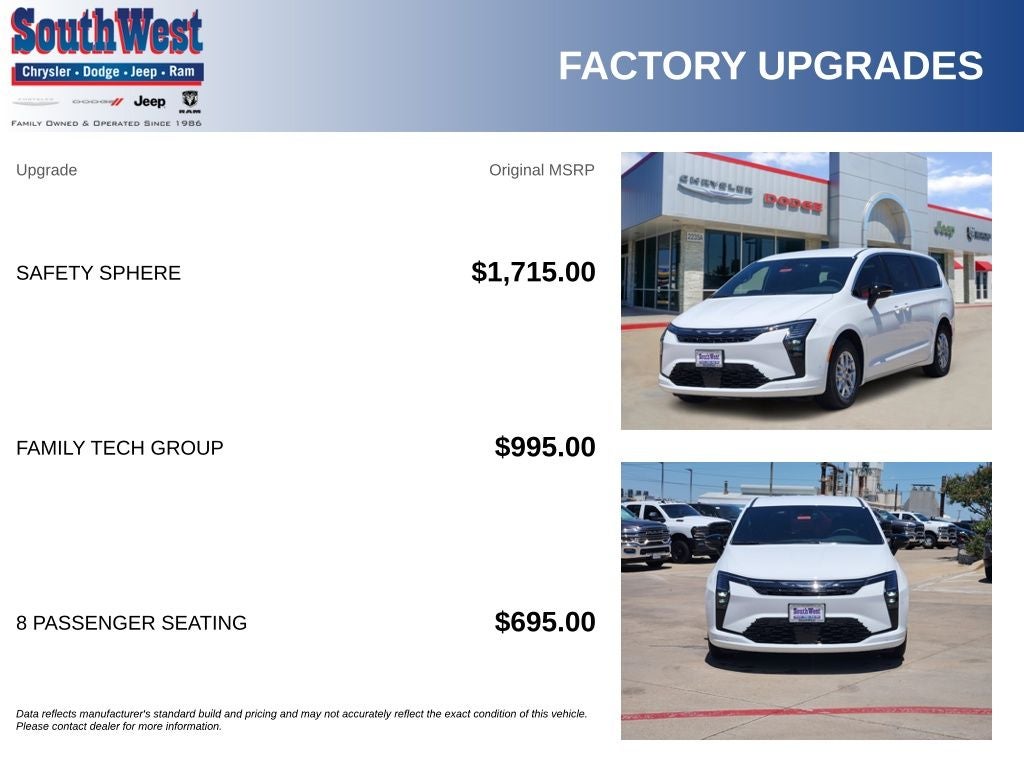 2027 Chrysler Pacifica Select