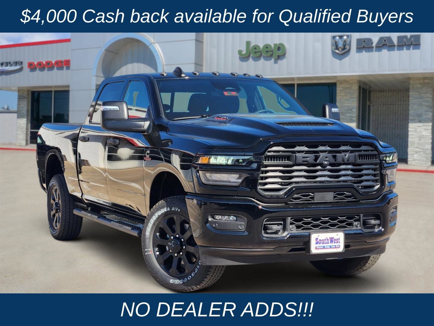 2026 RAM Ram 2500 RAM 2500 BLACK EXPRESS CREW CAB 4X4 6'4' BOX