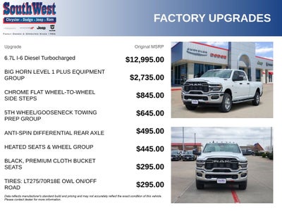2026 RAM Ram 2500 RAM 2500 LONE STAR CREW CAB 4X4 8' BOX