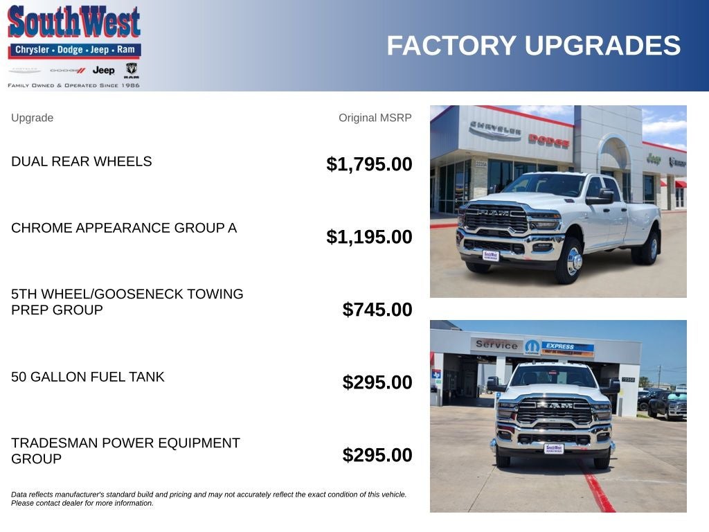 2026 RAM Ram 3500 RAM 3500 TRADESMAN CREW CAB 4X4 8' BOX