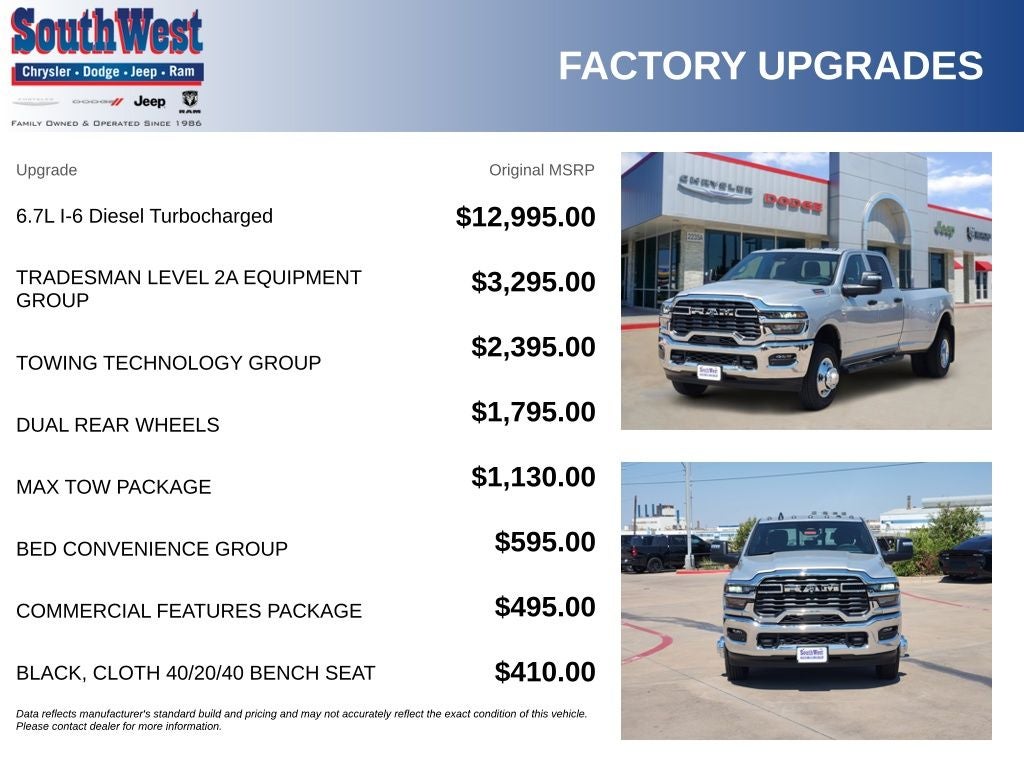 2027 RAM Ram 3500 Tradesman