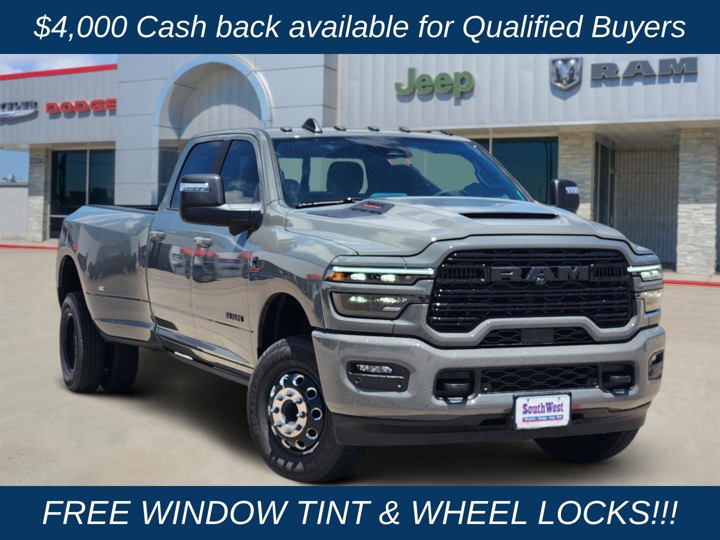 2026 RAM Ram 3500 RAM 3500 LARAMIE CREW CAB 4X4 8' BOX