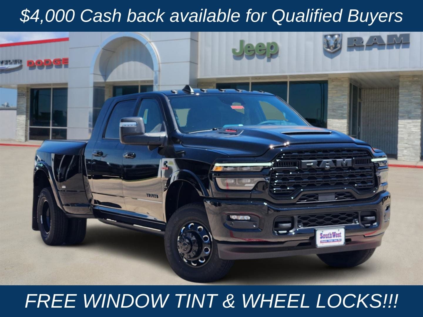 2026 RAM Ram 3500 RAM 3500 LIMITED MEGA CAB 4X4 6'4' BOX