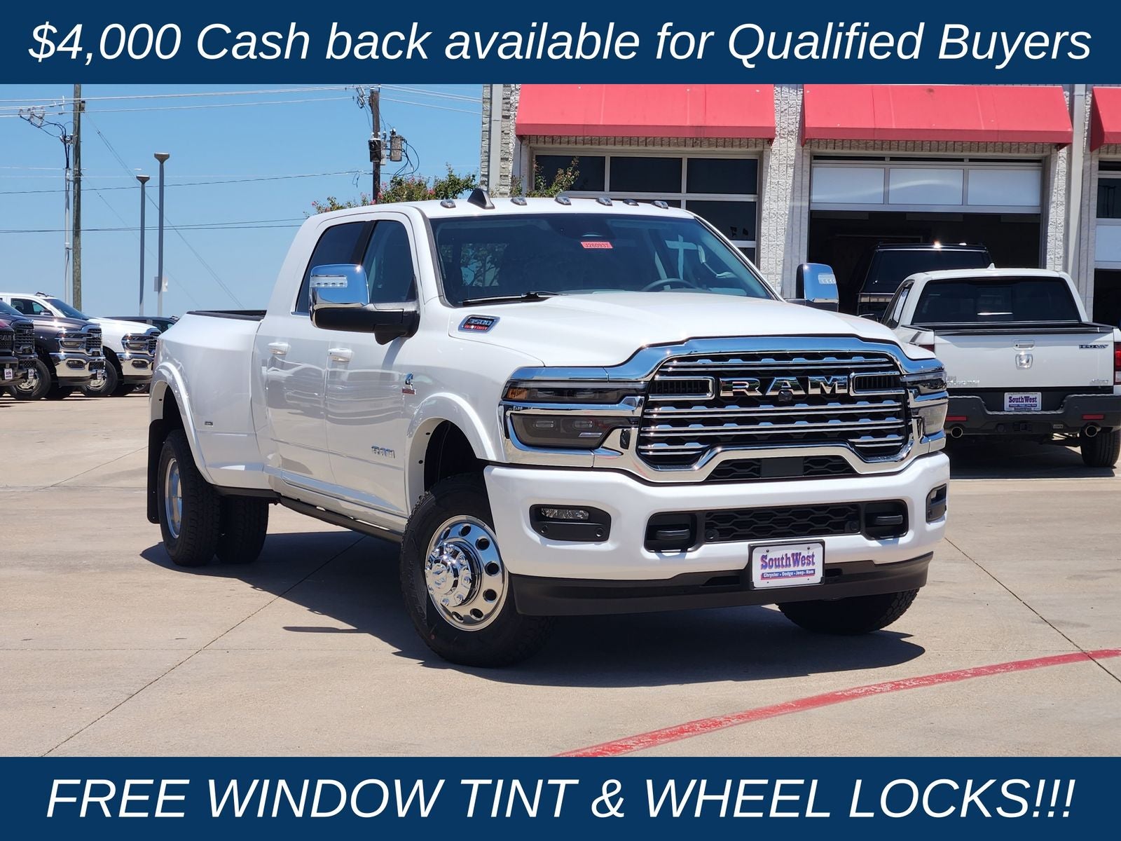 2026 RAM Ram 3500 RAM 3500 LIMITED LONGHORN MEGA CAB 4X4 6'4' BOX