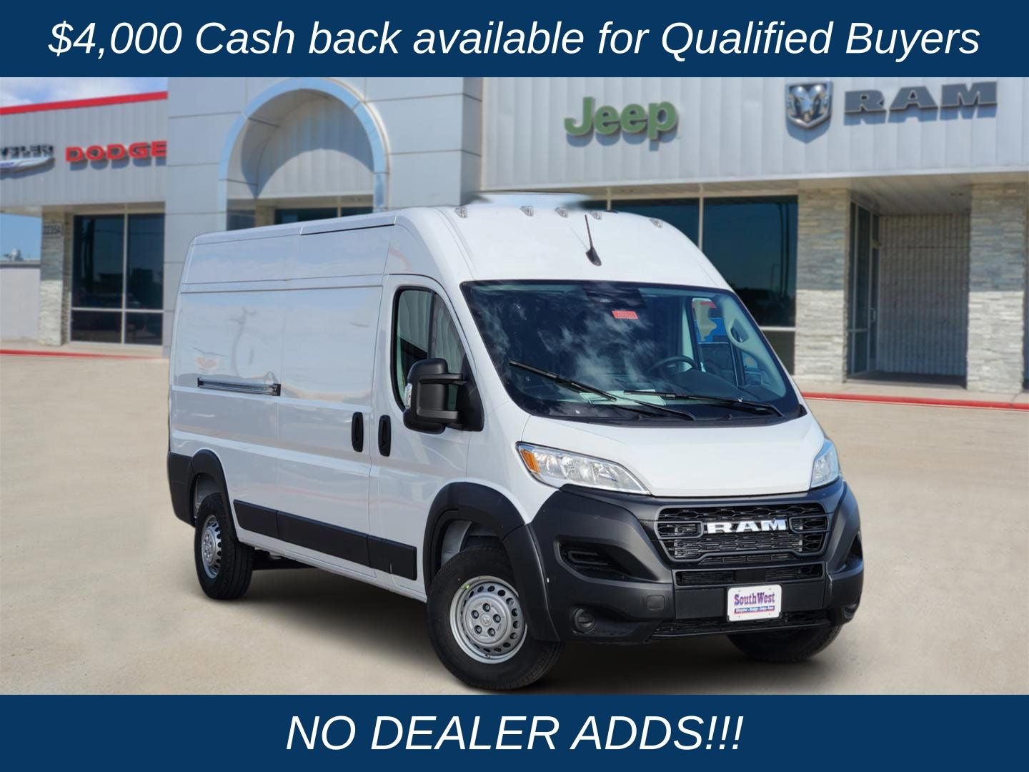 2026 RAM Ram ProMaster RAM PROMASTER 2500 TRADESMAN CARGO VAN HIGH ROOF 159' WB