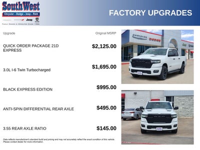 2026 RAM Ram 1500 RAM 1500 EXPRESS CREW CAB 4X4 5'7' BOX