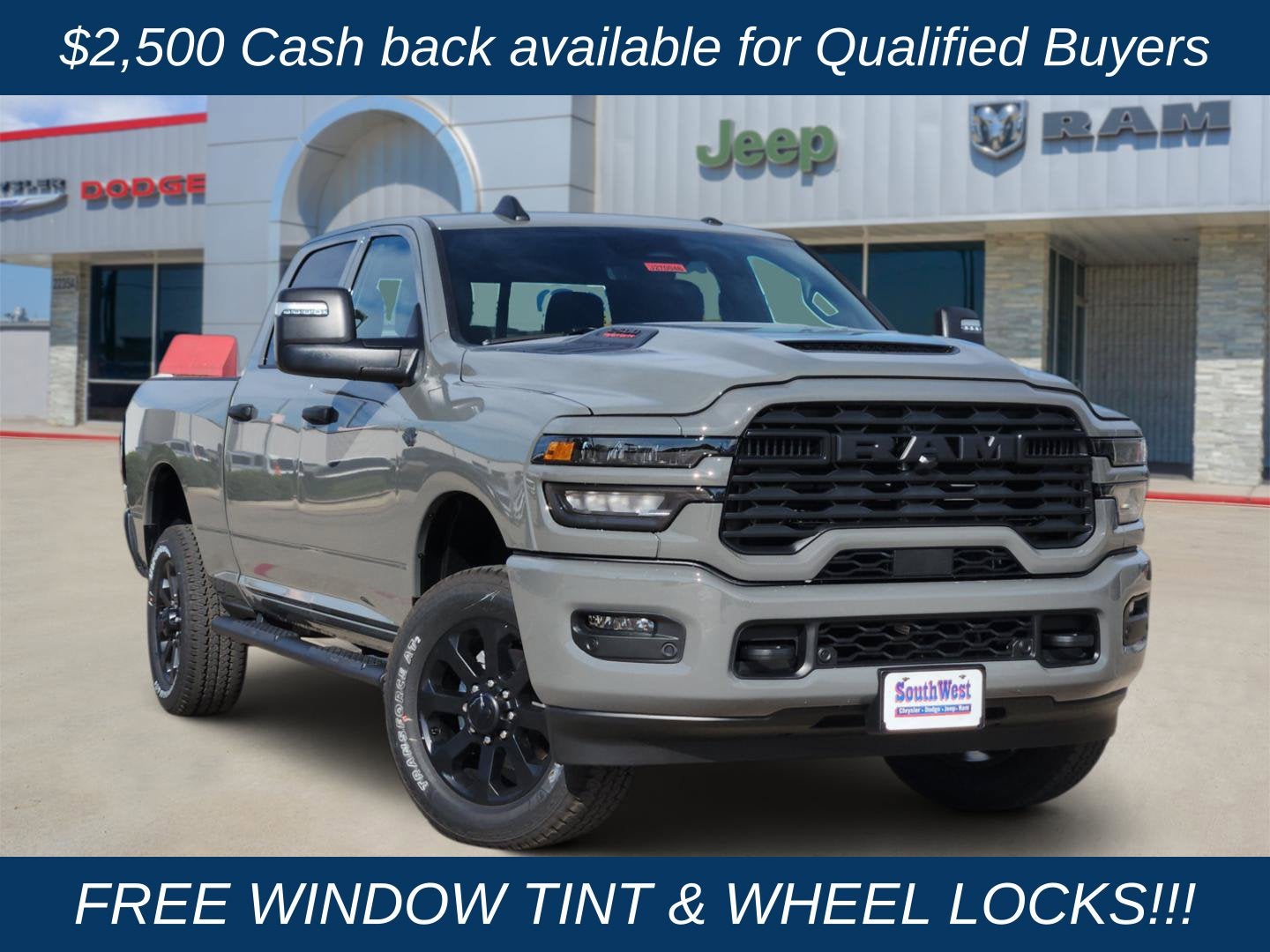 2027 RAM Ram 2500 RAM 2500 BLACK EXPRESS CREW CAB 4X4 6'4' BOX