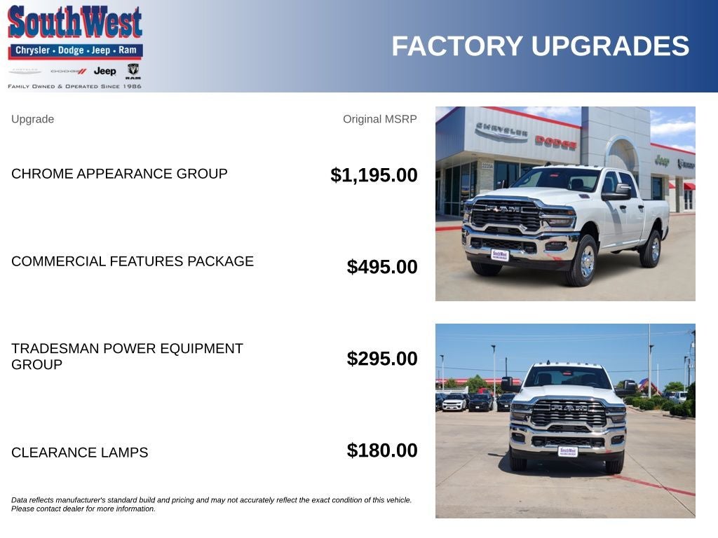 2026 RAM Ram 2500 RAM 2500 TRADESMAN CREW CAB 4X4 6'4' BOX
