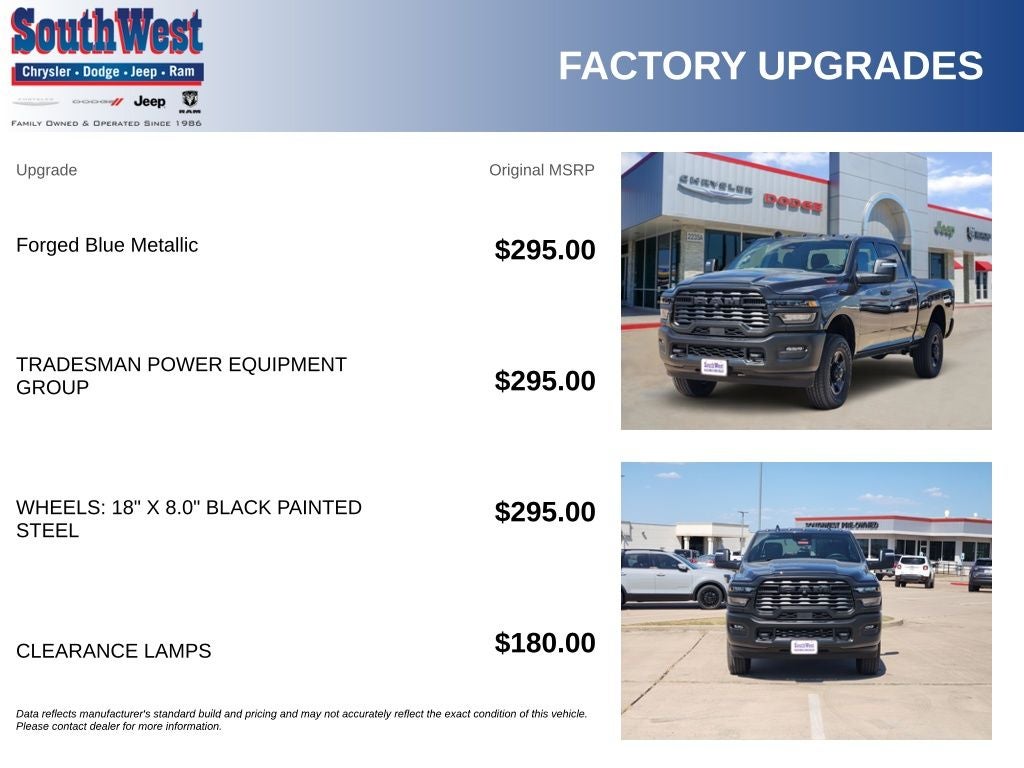 2026 RAM Ram 2500 Tradesman