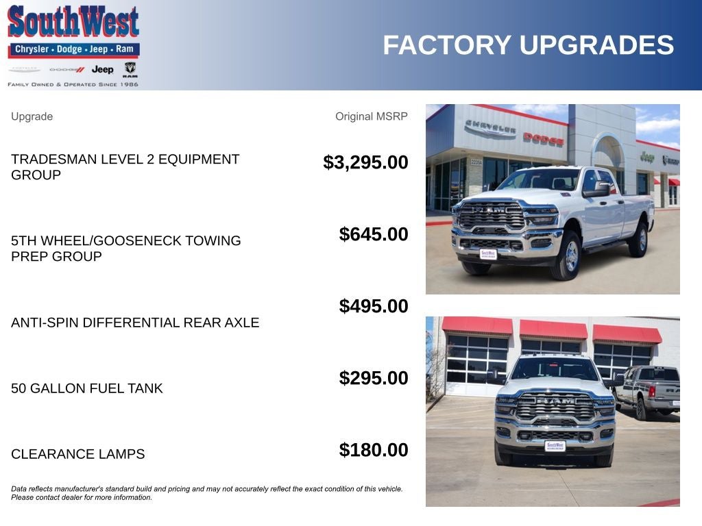 2026 RAM Ram 2500 RAM 2500 TRADESMAN CREW CAB 4X4 8' BOX