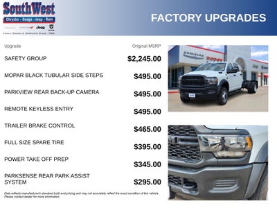 2024 RAM Ram 5500 Chassis Cab RAM 5500 TRADESMAN CHASSIS CREW CAB 4X2 84' CA