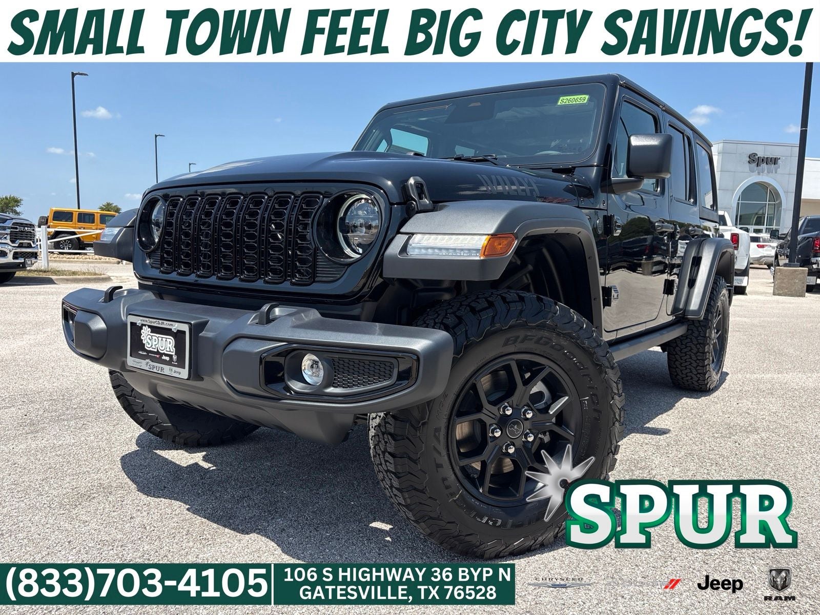 2026 Jeep Wrangler WRANGLER 4-DOOR WILLYS