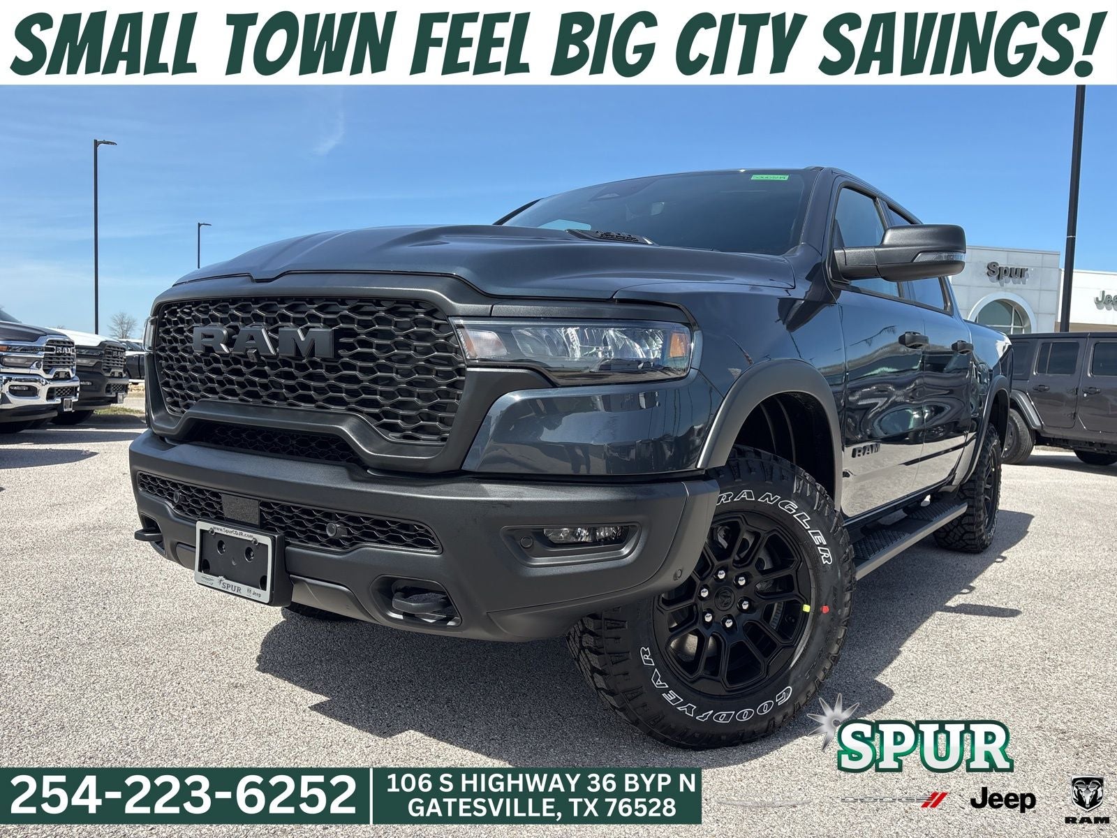 2026 RAM Ram 1500 RAM 1500 REBEL CREW CAB 4X4 5'7' BOX
