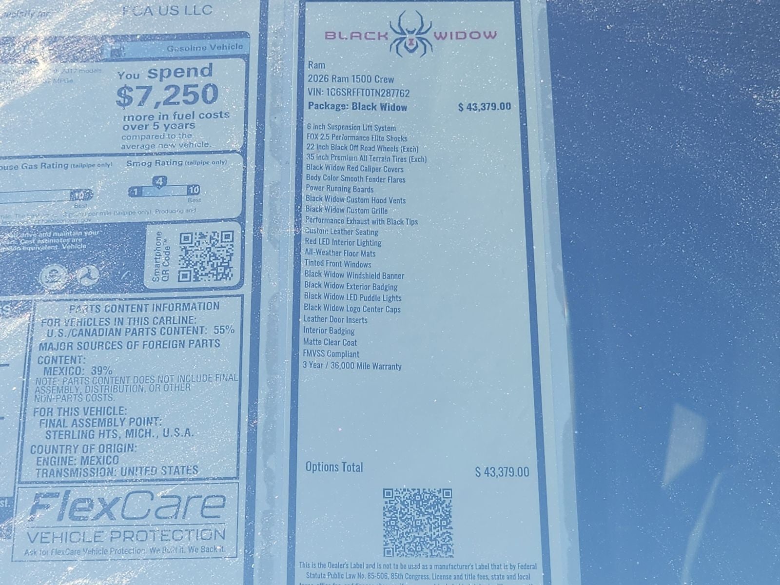 2026 RAM Ram 1500 RAM 1500 BIG HORN CREW CAB 4X4 5'7' BOX