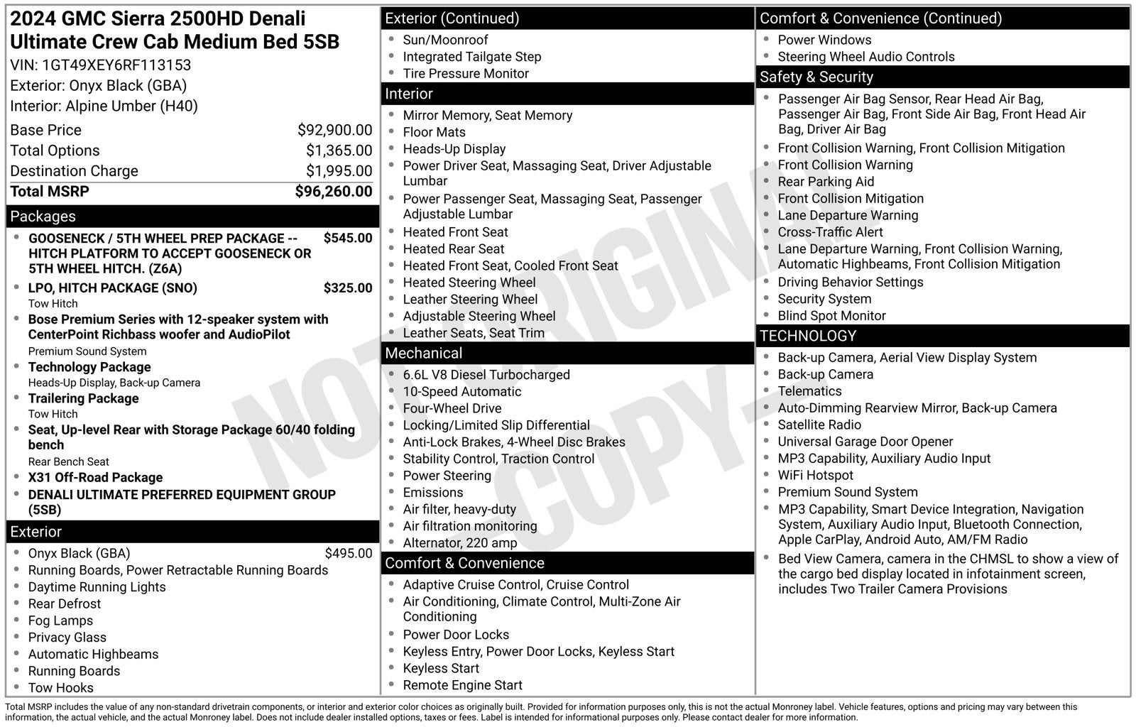2024 GMC Sierra 2500HD Denali Ultimate