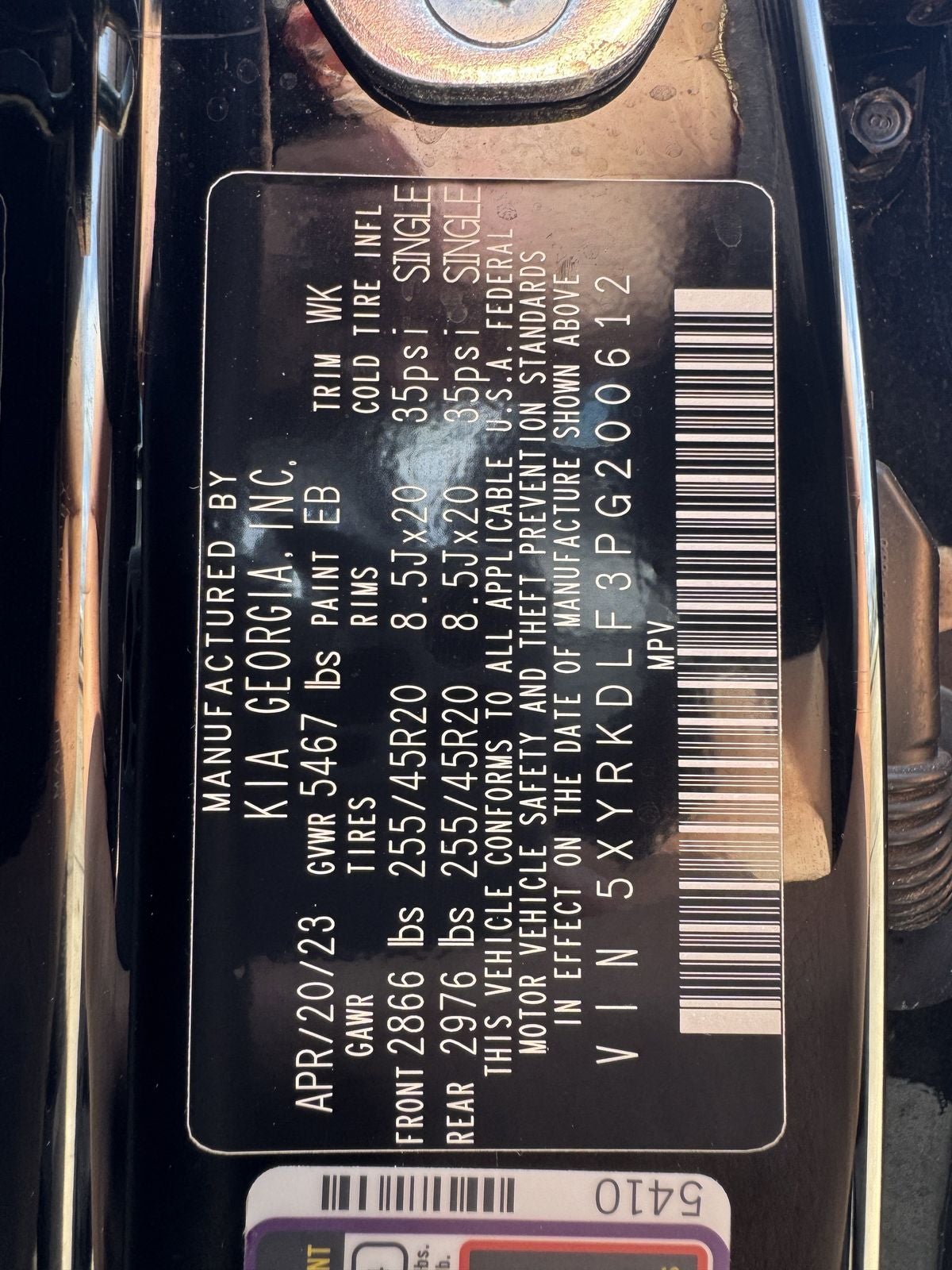 2023 Kia Sorento SX