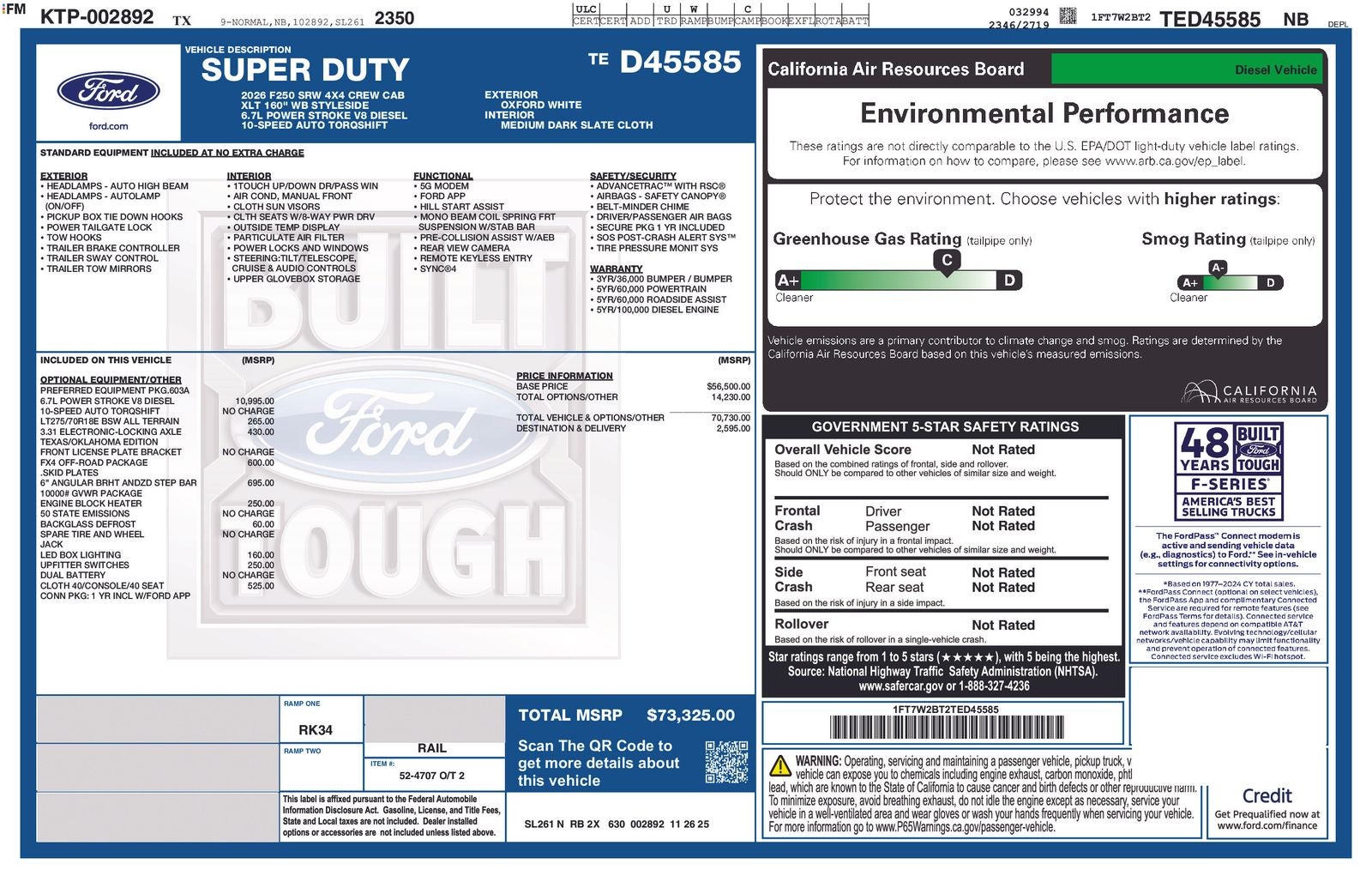 2026 Ford F-250SD XLT