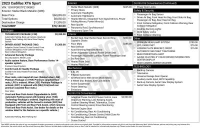 2023 Cadillac XT6 Sport