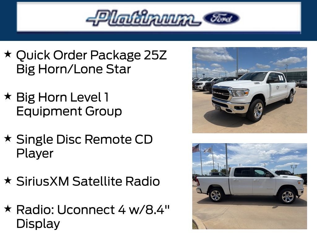 2019 RAM 1500 Big Horn/Lone Star