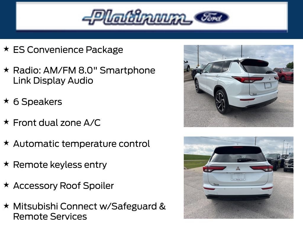 2022 Mitsubishi Outlander ES